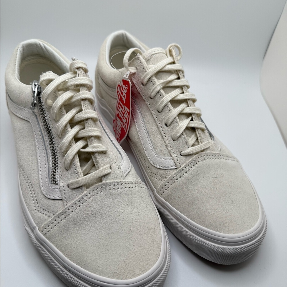 Vans White‎ Sneakers with Zipper